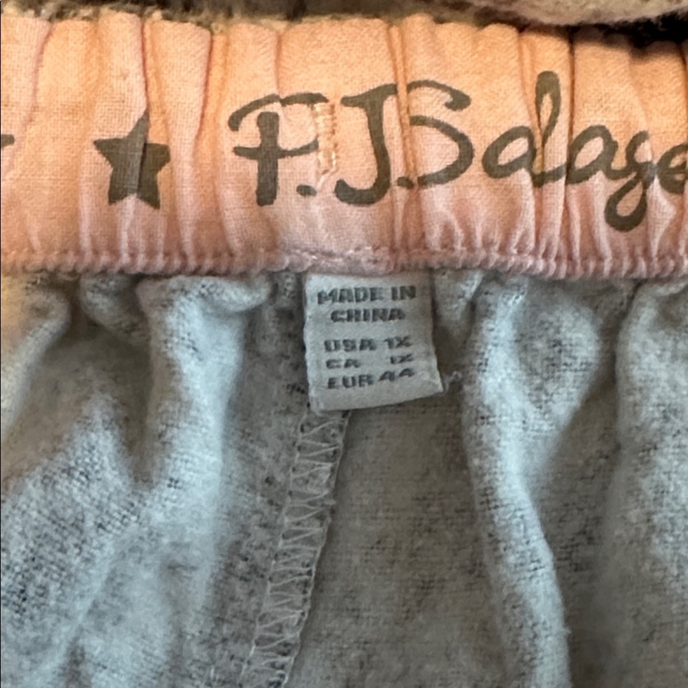 PJ Salvage Snake Print Classic Flannel Lover Pajama Shirt & Pants Set SZ 1X Plus - Picture 8 of 12